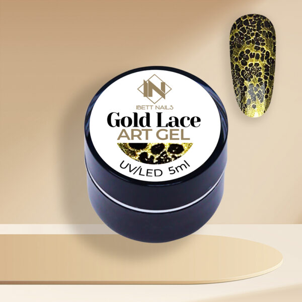 Lace Gel Art Gold